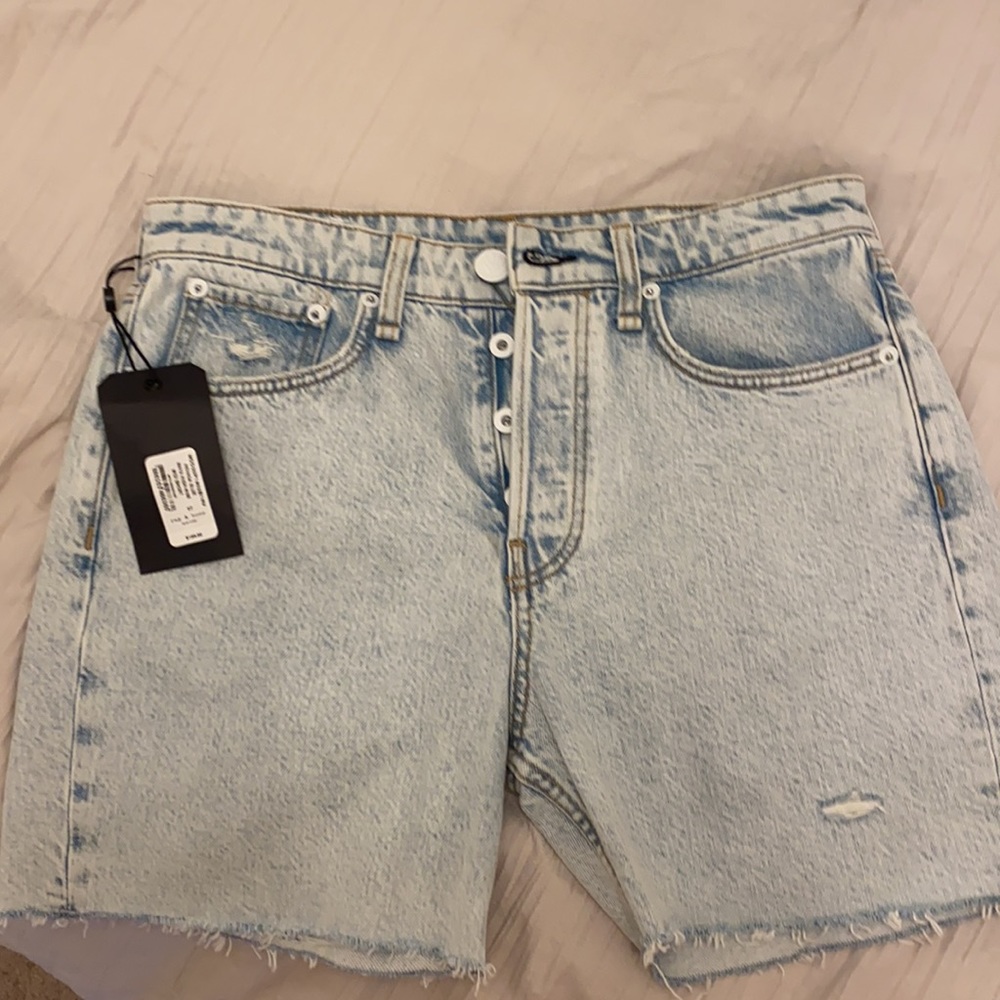 New Rag & Bone Maya High Rise Short - Picture 3 of 7